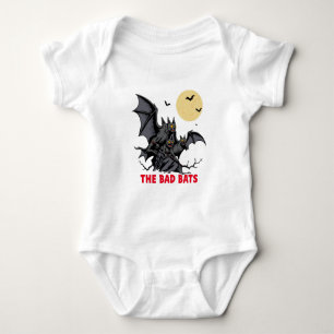 the bad bats - funny halloween gift baby bodysuit