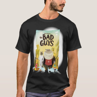 The Bad Guys Group Movie Poster T-Shirt