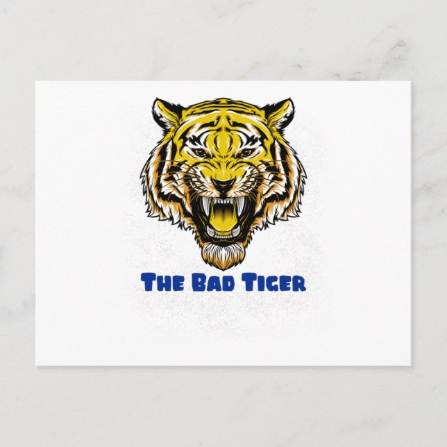 The Bad Tiger Postcard (Front)