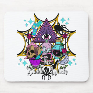 The Baddest Witch Mouse Pad
