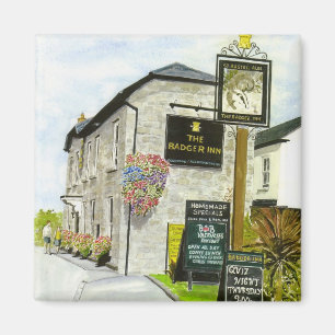 'The Badger Inn' Magnet