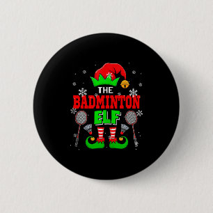 The Badminton Christmas Elf Hat Scute Ss Cute Sss 6 Cm Round Badge