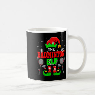 The Badminton Christmas Elf Hat Scute Ss Cute Sss Coffee Mug