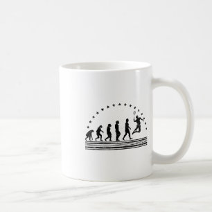 The Badminton Evolutions Retro Shuttle Men's Badmi Coffee Mug
