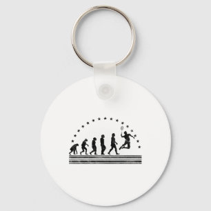 The Badminton Evolutions Retro Shuttle Men's Badmi Key Ring
