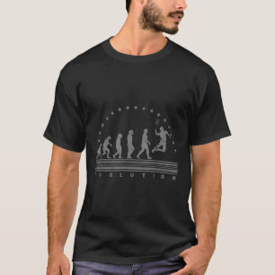 The Badminton Evolutions Retro Shuttle Mens Badmin T-Shirt