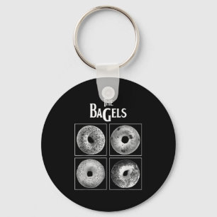The Bagels Funny Bagel Bread Foodie Lover Bakery F Key Ring