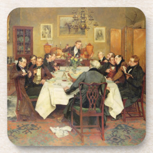 The Bagman's Toast 'Sweethearts and Wives'(oil on Coaster