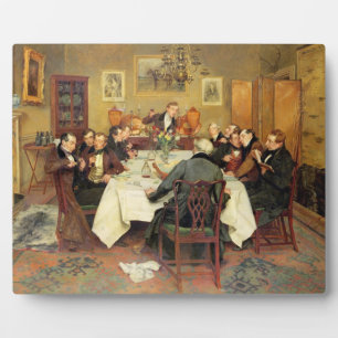 The Bagman's Toast 'Sweethearts and Wives'(oil on Plaque