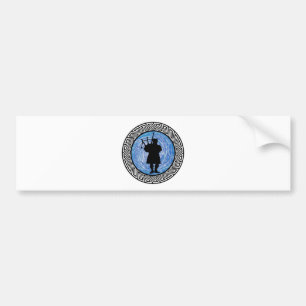 THE BAGPIPES SOUNDWAVES BUMPER STICKER
