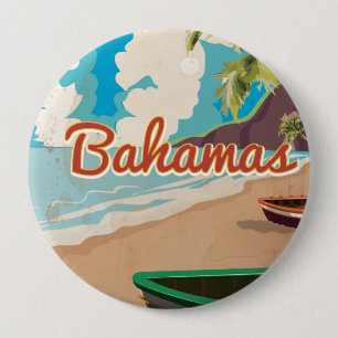 The Bahamas 10 Cm Round Badge