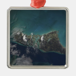 The Bahamas' Andros Island Metal Ornament