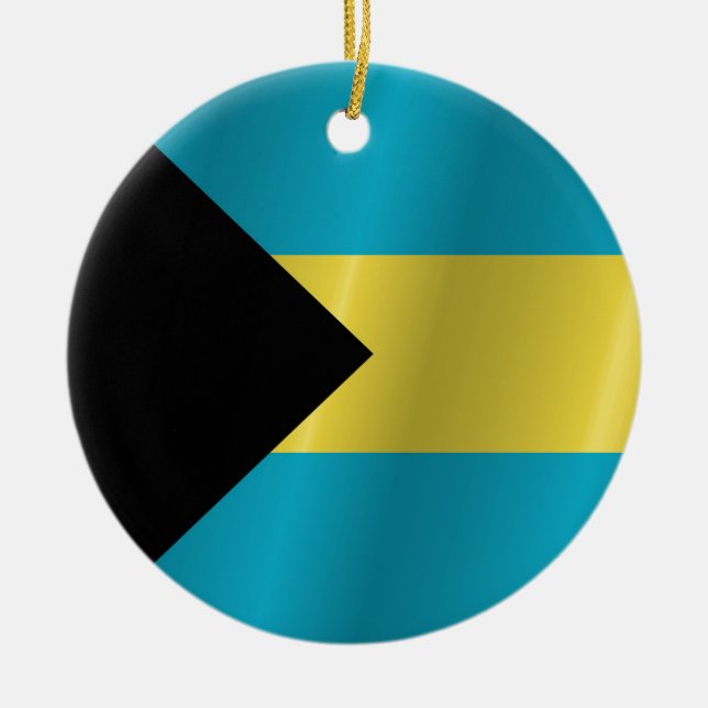The Bahamas Ceramic Ornament (Front)
