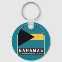 The Bahamas Flag Emblem Distressed Vintage