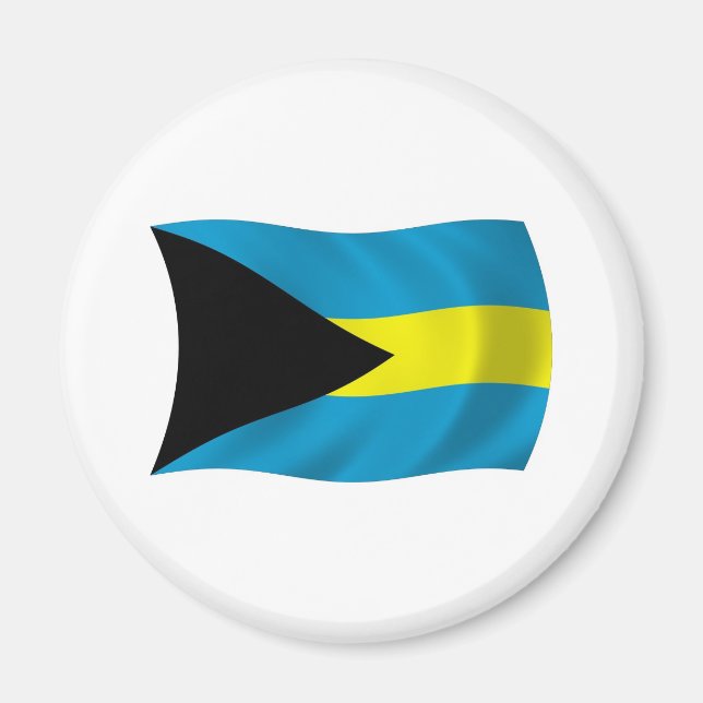The Bahamas Flag Magnet (Front)