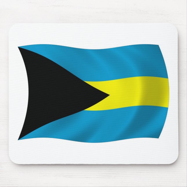 The Bahamas Flag Mousepad (Front)