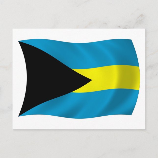 The Bahamas Flag Postcard (Front)