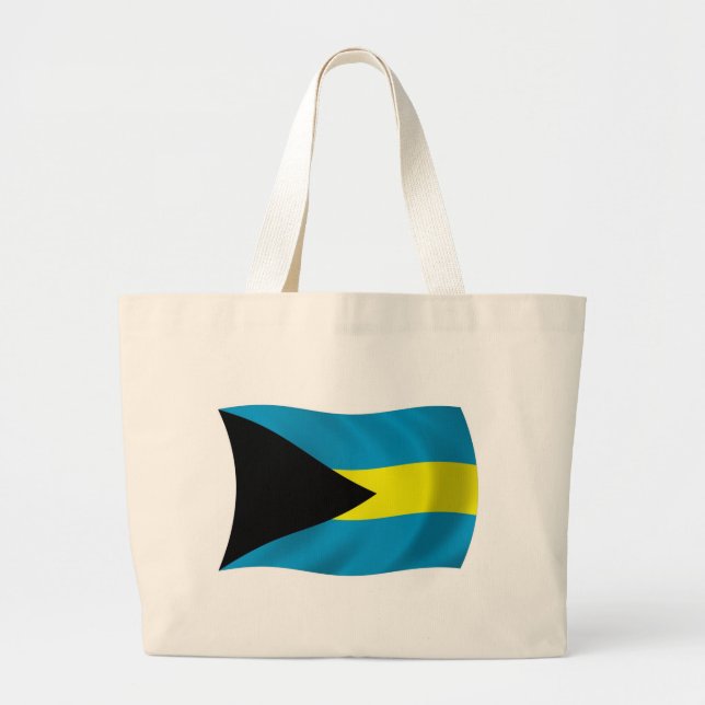 The Bahamas Flag Tote Bag (Front)