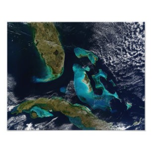 The Bahamas, Florida, and Cuba Photo Print