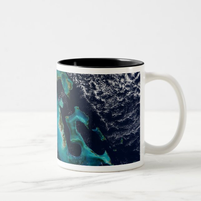 The Bahamas, Florida, and Cuba Two-Tone Coffee Mug (Right)