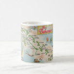 The Bahamas Map Mug<br><div class="desc">A fun vintage postcard map of the Bahama Islands repurposed on a mug.</div>