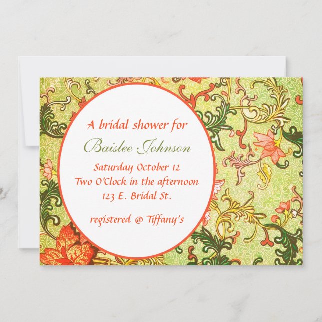 The Baislee Garden Invitation (Front)