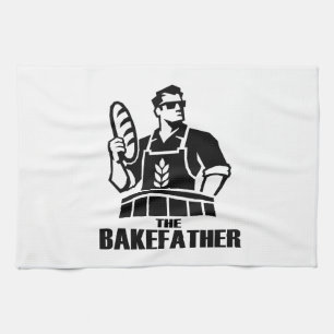 The Bakefather Funny Baker Kitchen Towel