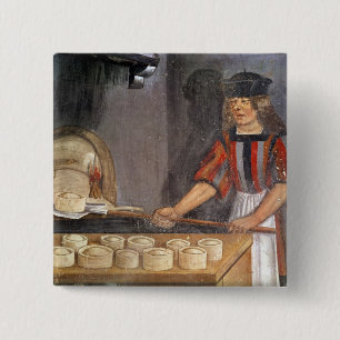 The Baker 15 Cm Square Badge