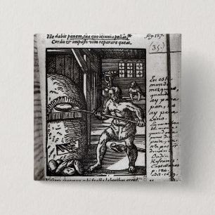 The Baker 15 Cm Square Badge