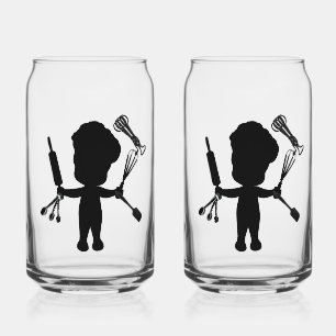 The Baker Juggles His Utensils / Tools Can Glass