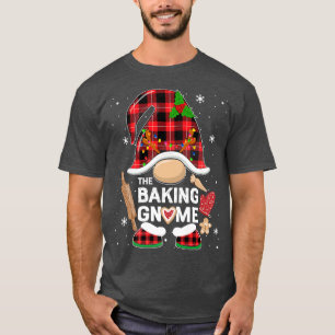 The Baking Gnome costume Gnome Buffalo Plaid Chris T-Shirt