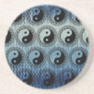 The Balance: Ba Gua, eight trigrams yin yang TCM Coaster