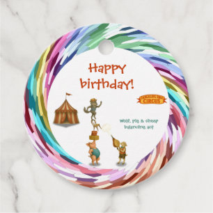 The Balancing Bunch Favour Tags