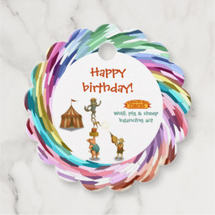 The Balancing Bunch Favour Tags