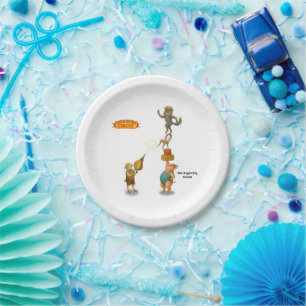 The Balancing Bunch Paper Plate