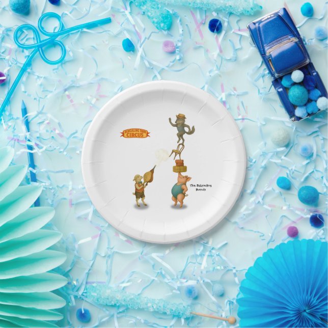 The Balancing Bunch Paper Plate (Party)