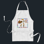 The Balancing Bunch Standard Apron<br><div class="desc">Once upon a circus ring, Petra the pig, Tilly the sheep, and Rolf the wolf took the old fairy tale of the Three Little Pigs and turn it upside down in this balancing act! This time, it’s Tilly the sheep who huffs and puffs and blows the WOLF down! You can...</div>