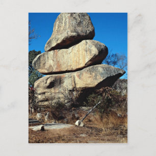 The Balancing Rocks, Harare, Zimbabwe rock formati Postcard