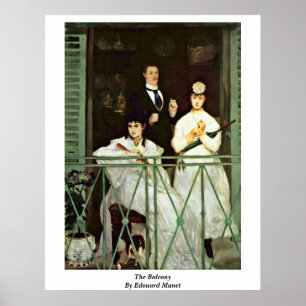The Balcony By Edouard Manet Poster