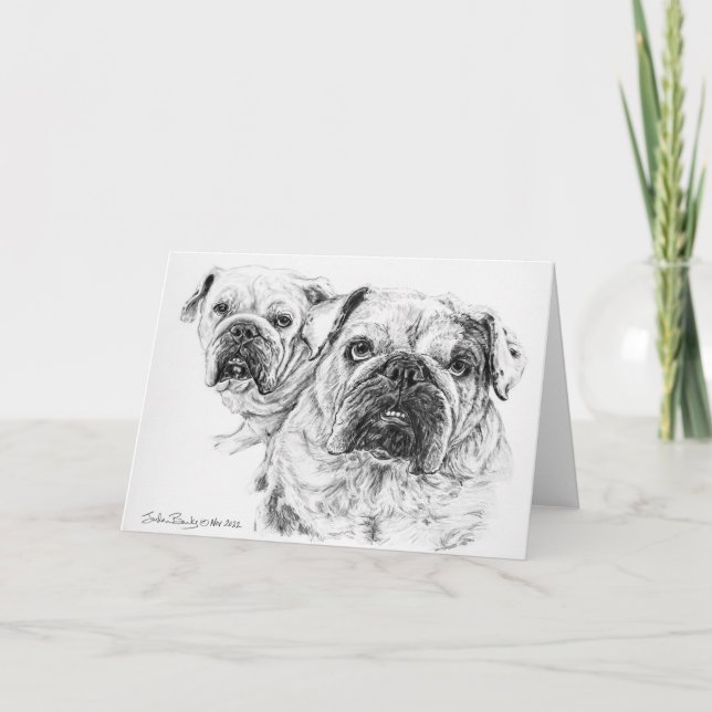 The Bald Divas Blank Greeting Card (Front)