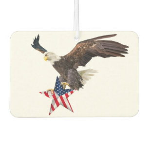 The bald eagle car air freshener
