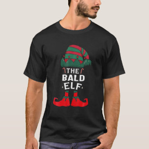 The Bald Elf Christmas Matching Family Group Costu T-Shirt
