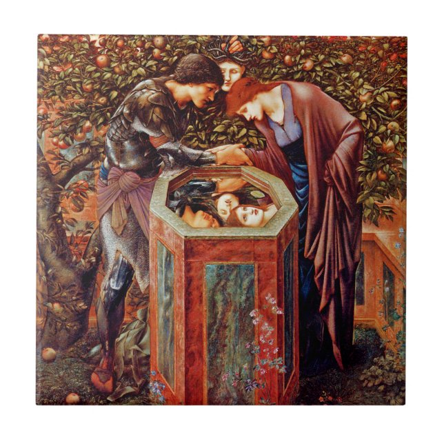 The Baleful Head Ceramic Tile (Front)