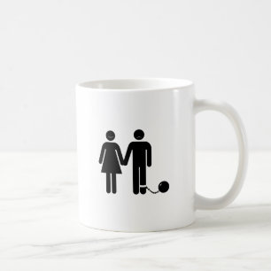 The "Ball and Chained" groom Coffee Mug