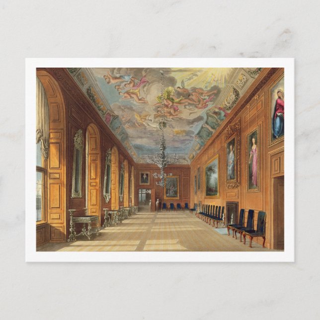 The Ball Room, Windsor Castle, from 'Royal Residen Postcard (Front)