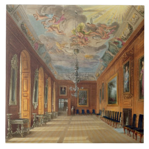 The Ball Room, Windsor Castle, from 'Royal Residen Tile