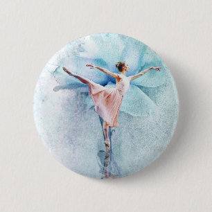 The Ballerina 6 Cm Round Badge