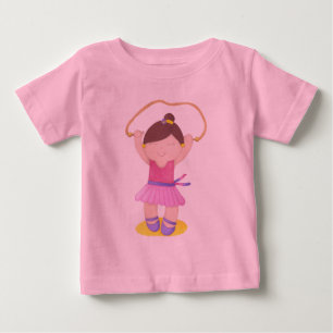 The Ballerina Jumping Rope Baby T-Shirt