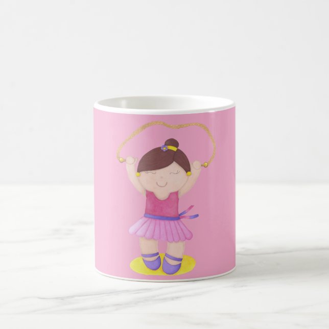The Ballerina Jumping Rope Coffee Mug (Center)