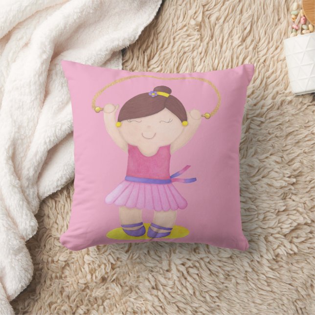 The Ballerina Jumping Rope Cushion (Blanket)